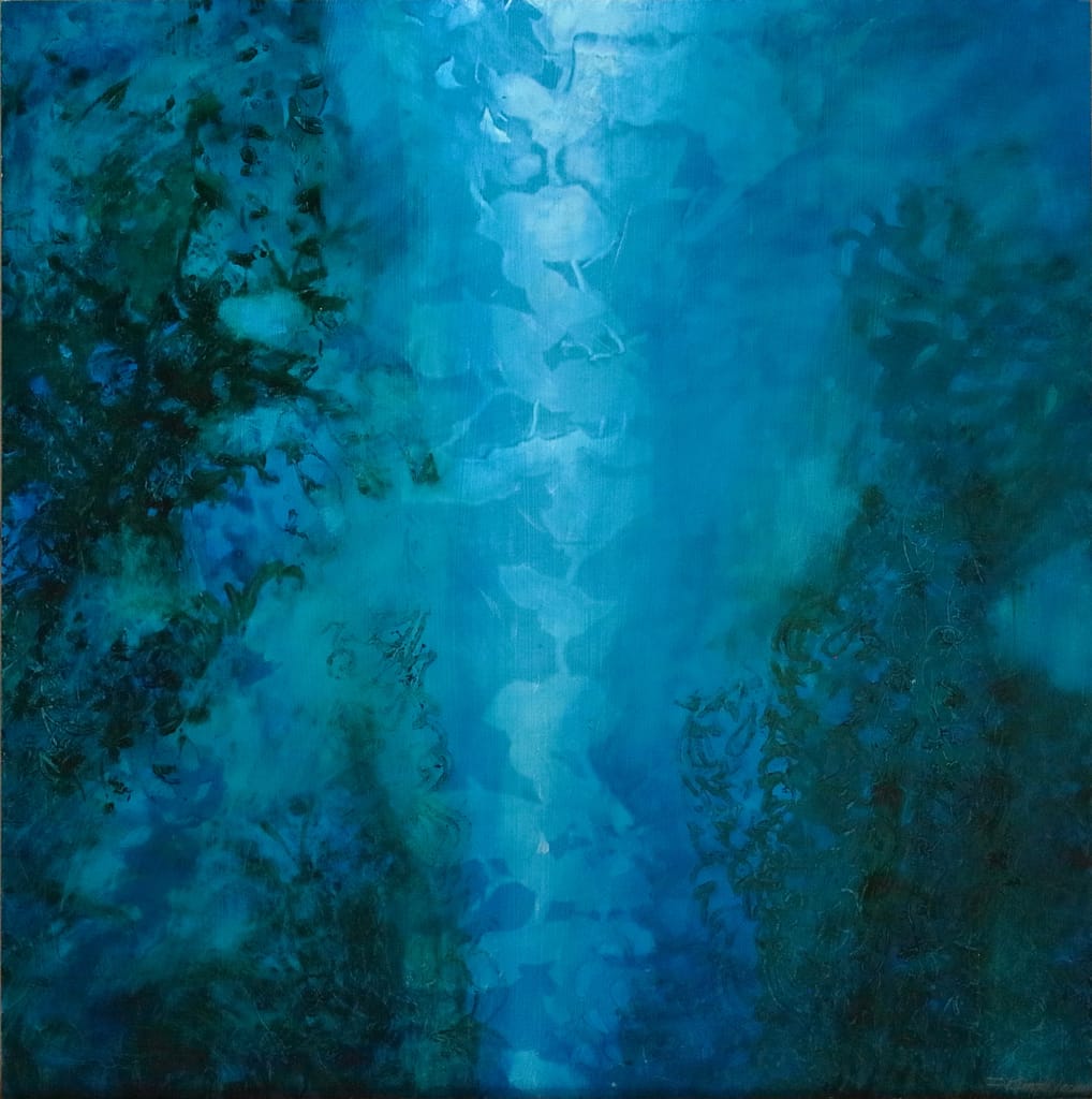 28 huile sur papier 50x50