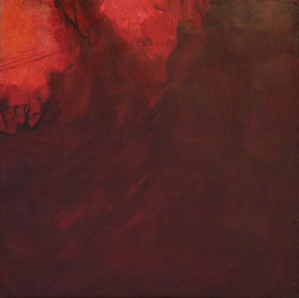 01 huile sur papier 25x25