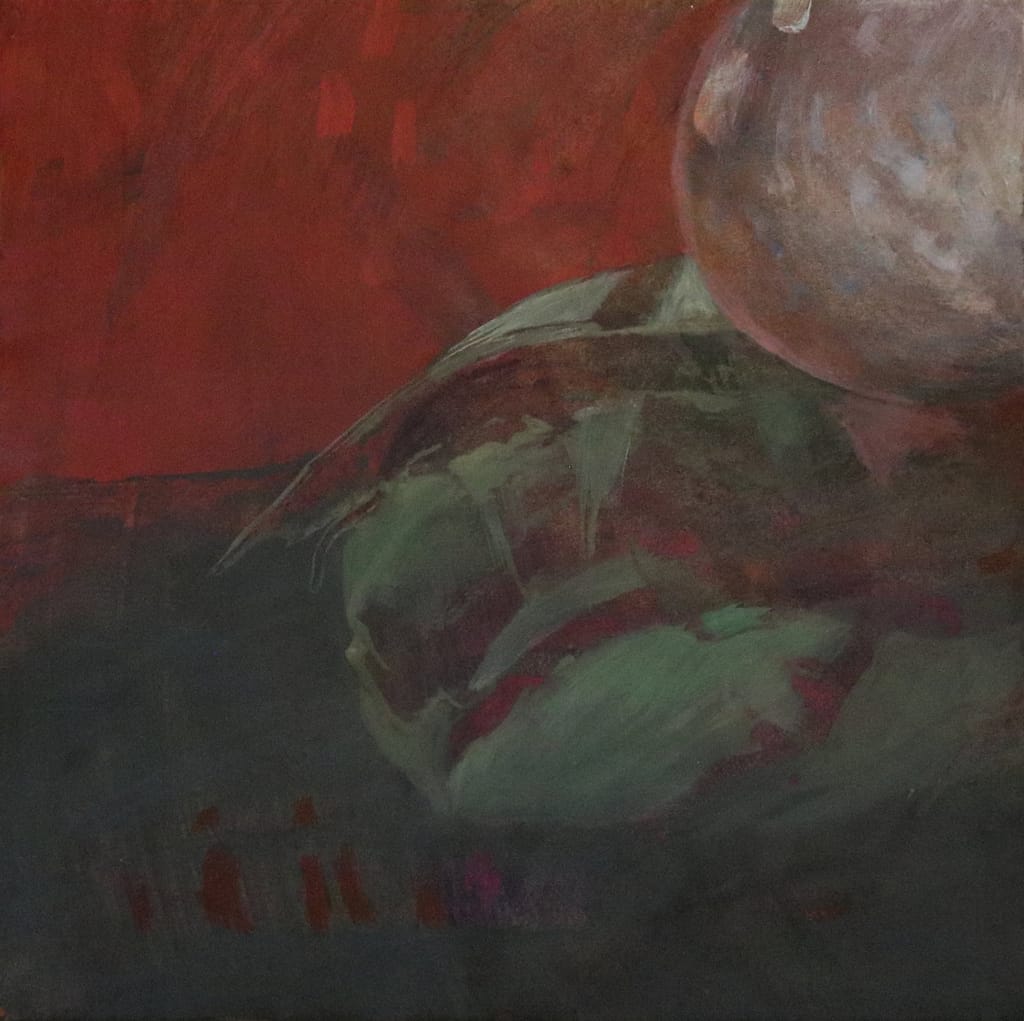 05 huile sur papier 25x25