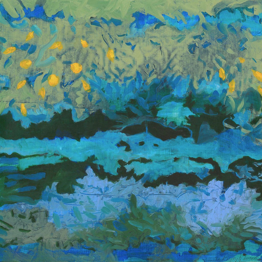 14 huile sur papier 25x25