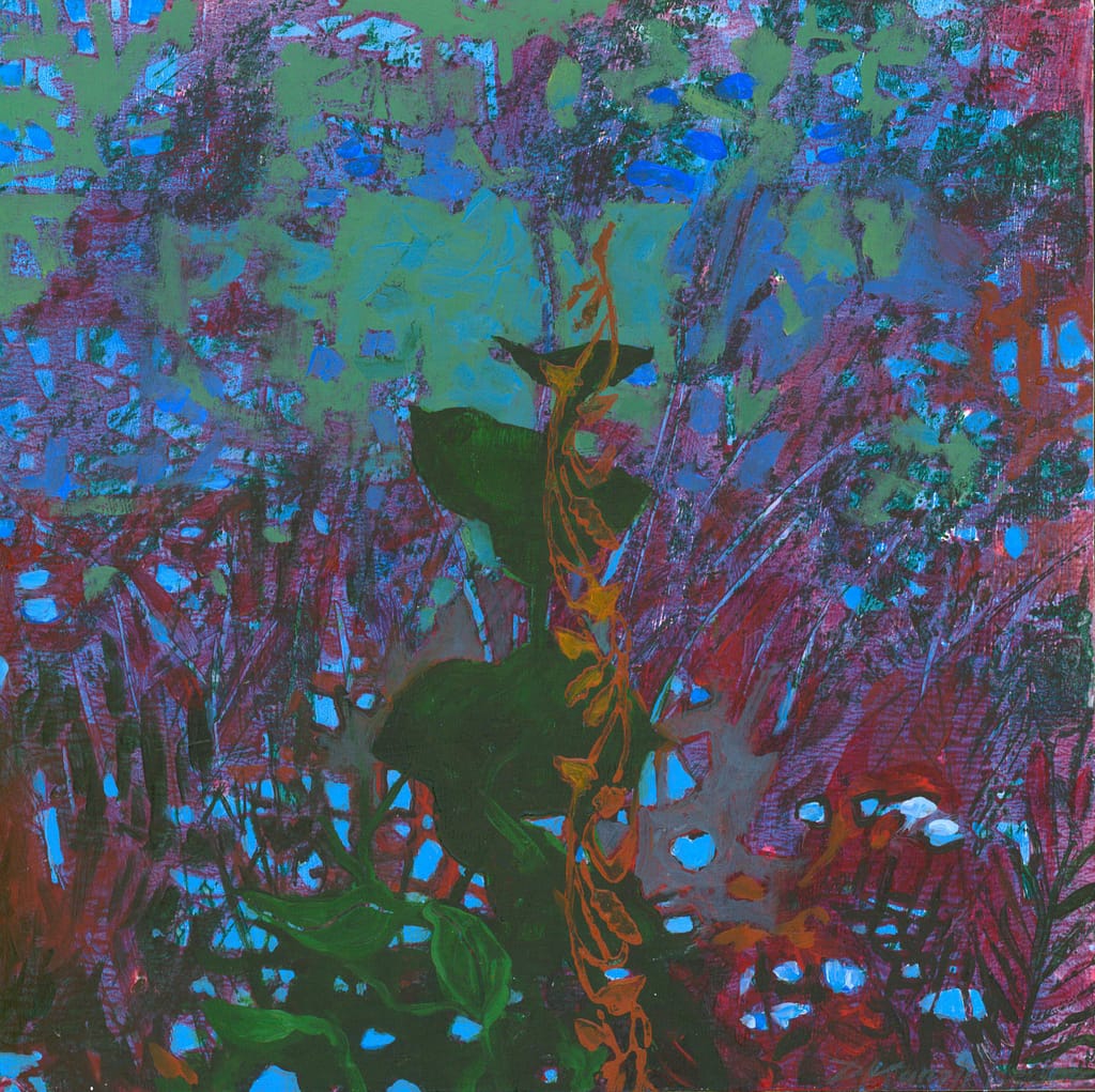 18 huile sur papier 25x25