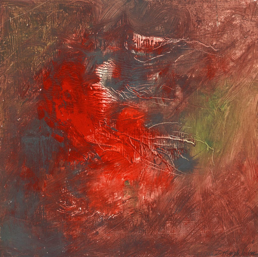 23 huile sur papier 25x25