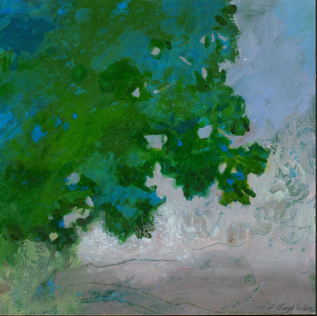 26 huile sur papier 25x25