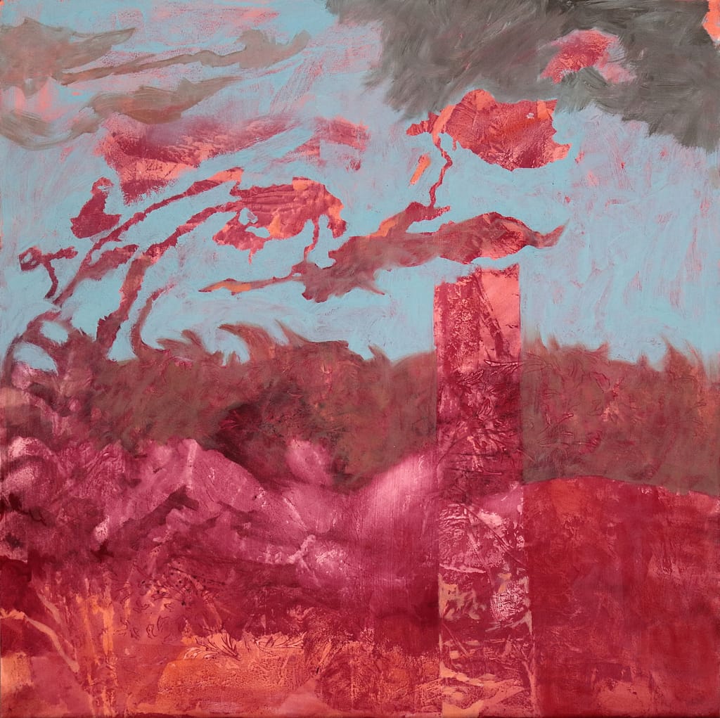 33 huile sur papier 50x50