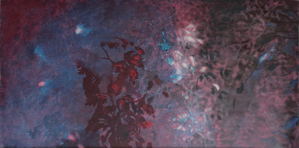 01 huile sur papier 35x70