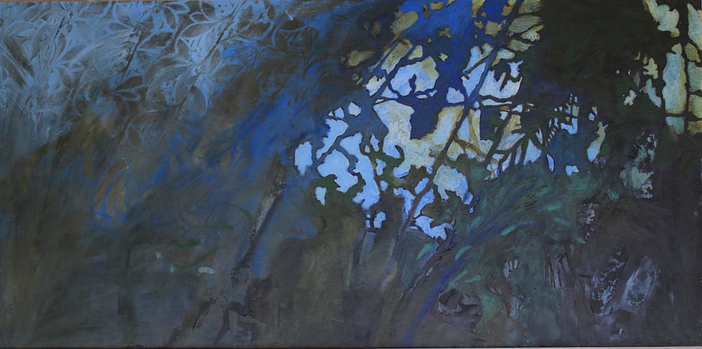 09 huile sur papier 35x70