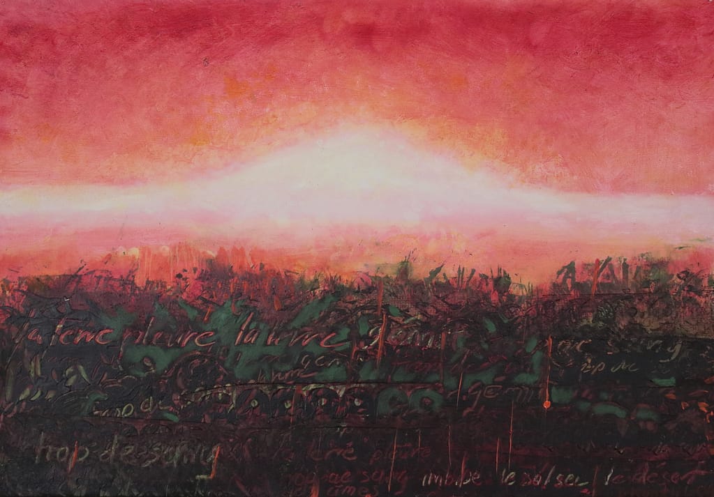 01 huile sur papier 60x42