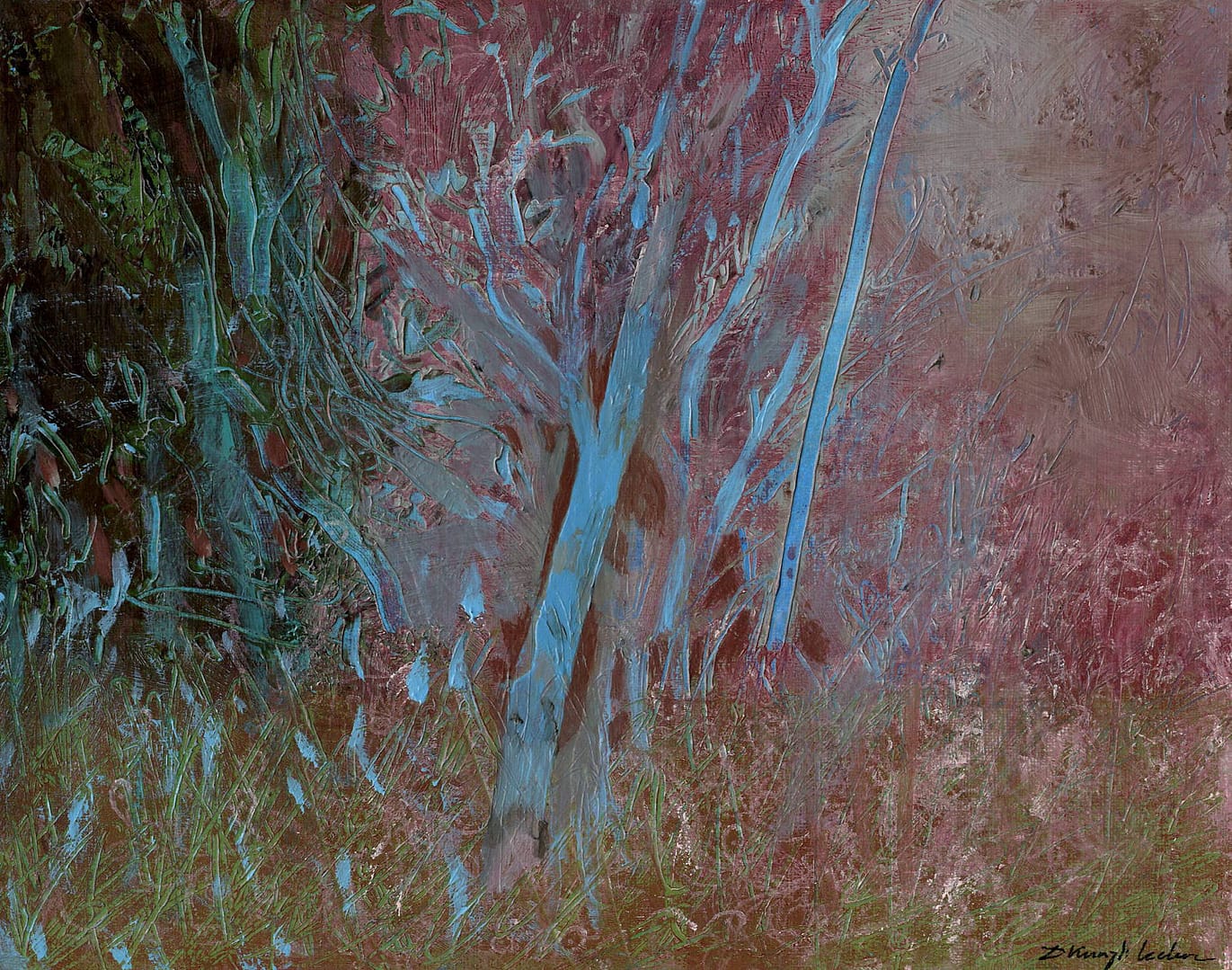 01 huile sur papier 19x24