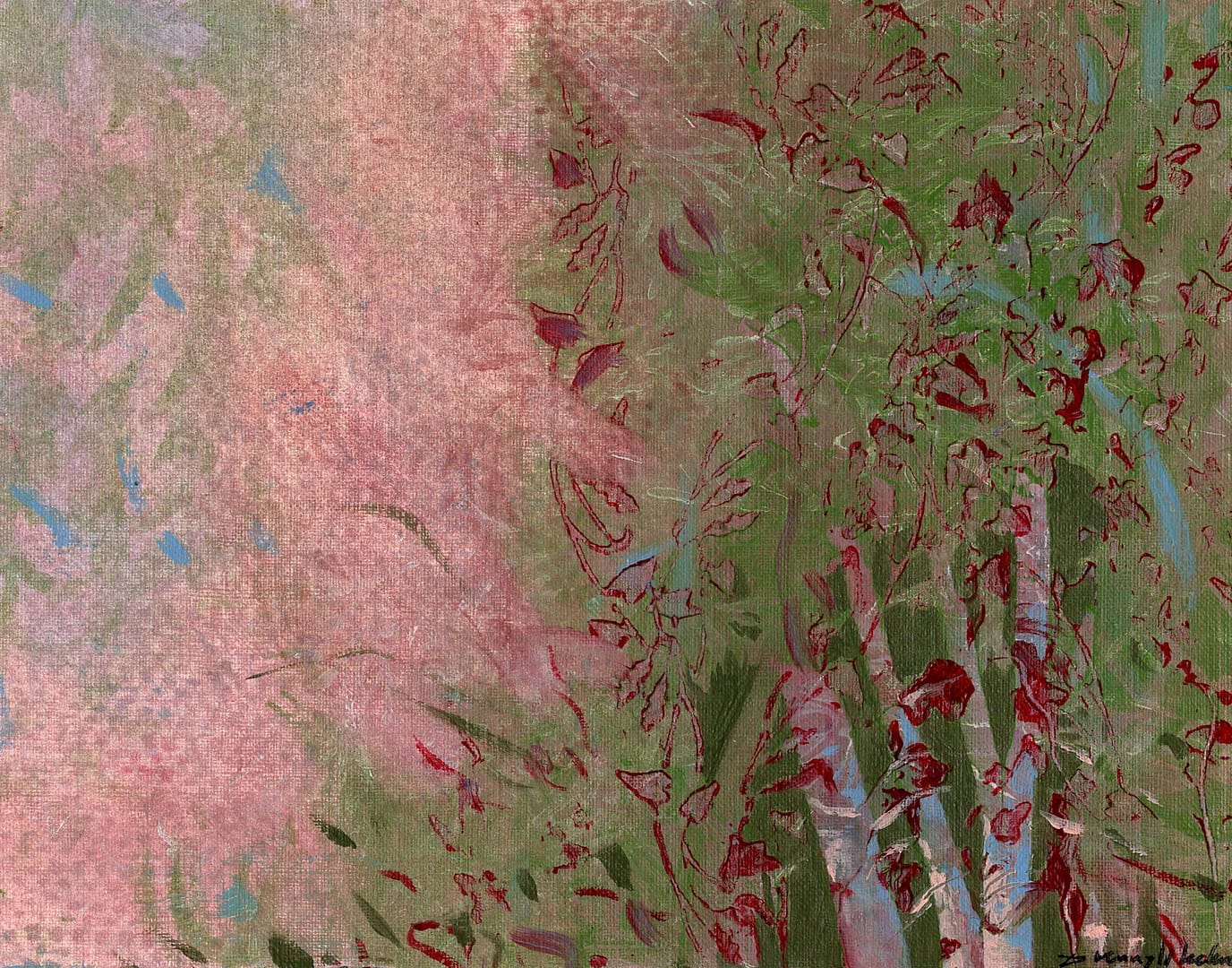 18 huile sur papier 19x24