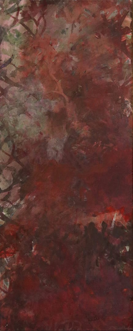 01 huile sur papier 50x20