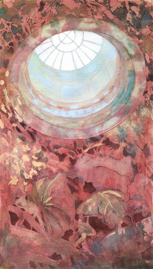 01 variations acrylique sur scan 15,5x27cm