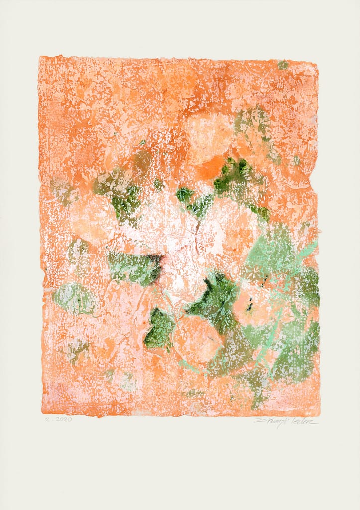 1 pastels-acrilyque sur papier maison 24x30,5cm