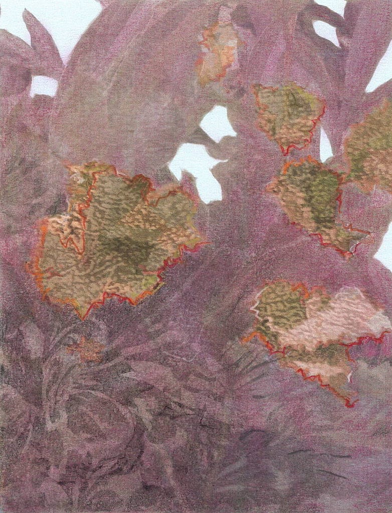 09 acrylique crayons de couleurs 12,5x16cm