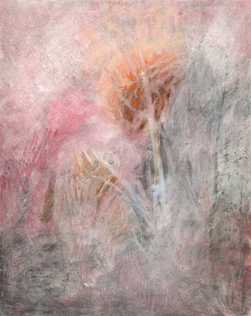 13 crayon gris-gouache 20x25